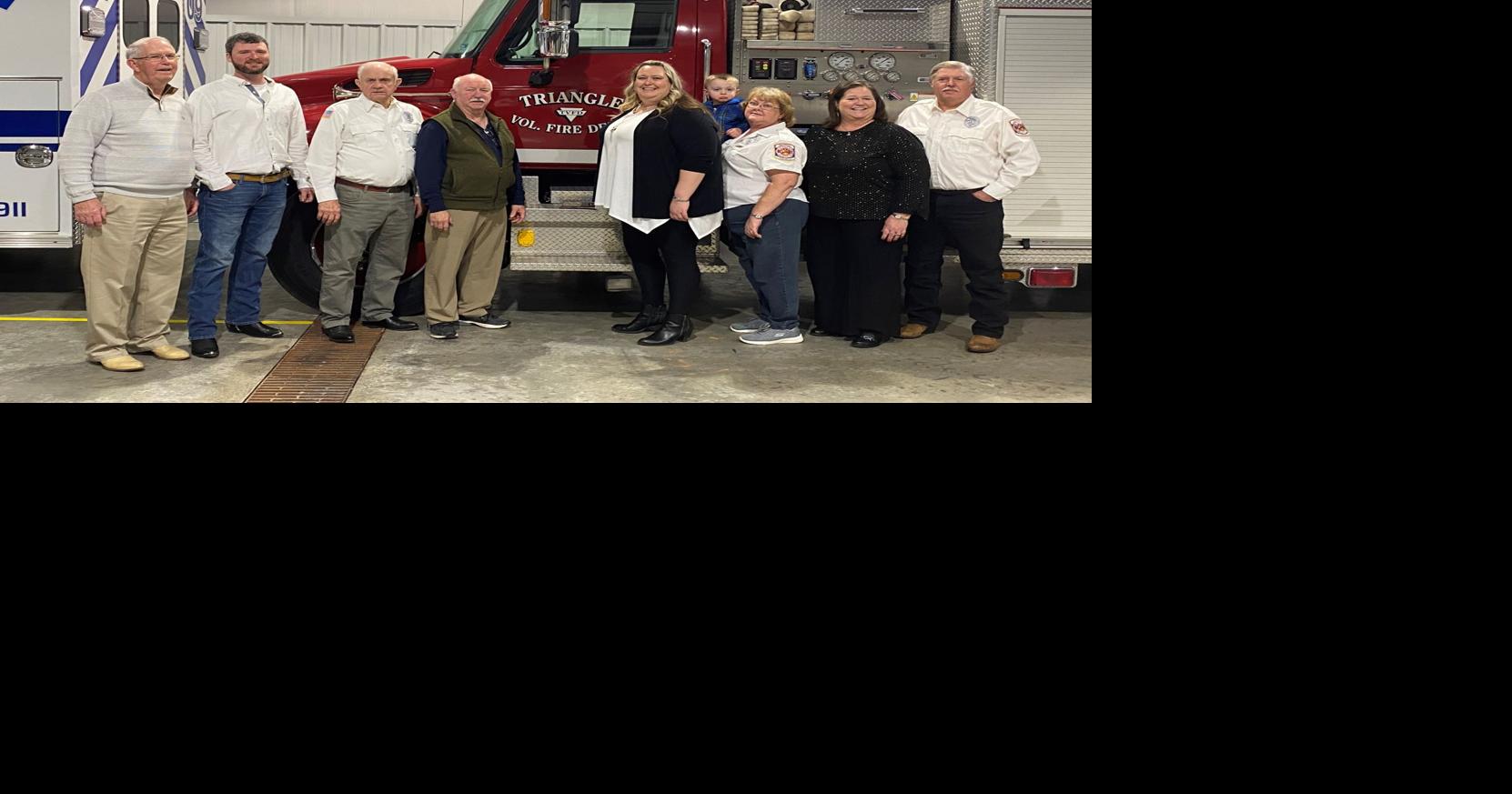 Triangle Volunteer Fire Department presents awards at banquet Local