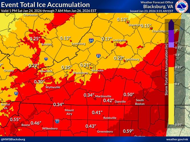 Winter storm warning issued as Southside braces for heavy ice | Local ...