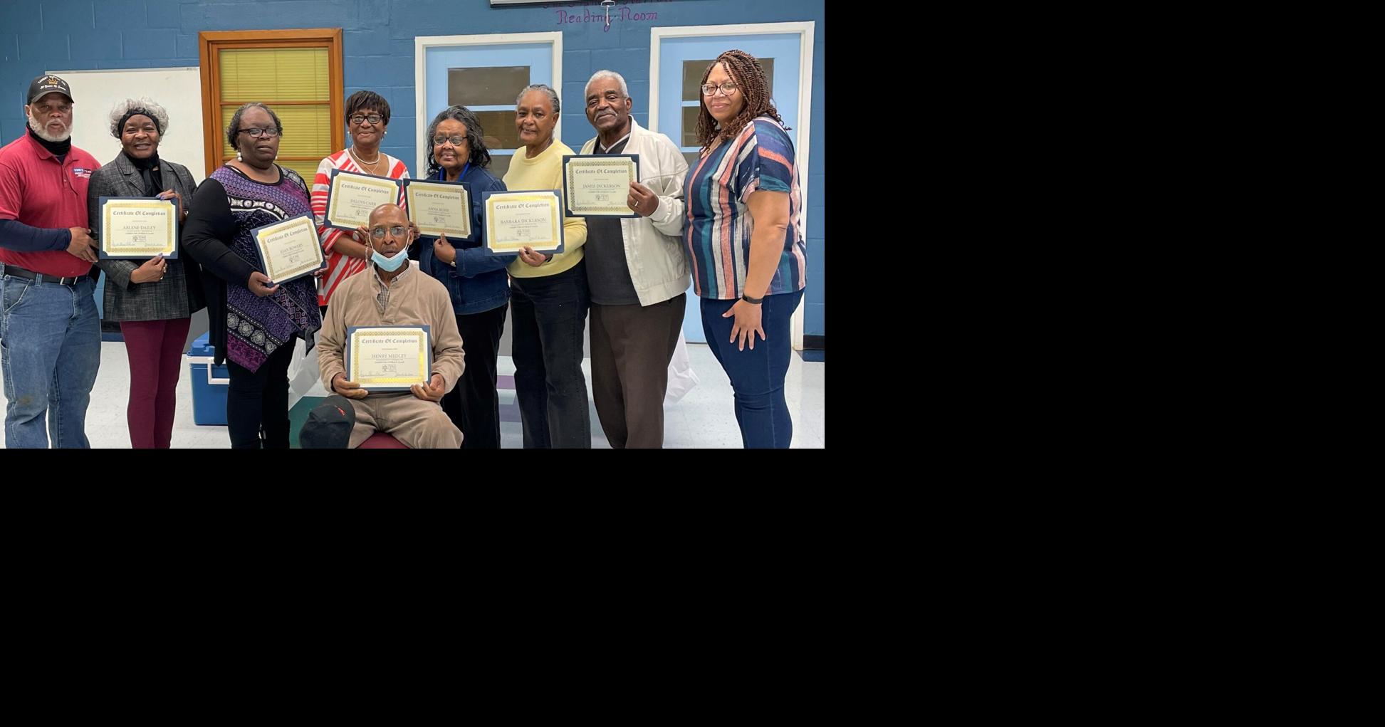 Students complete computer literacy class at TJM Community Center ...