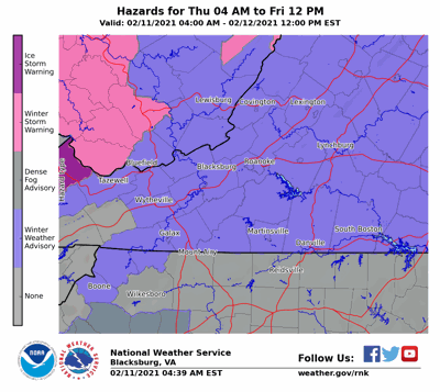 Light glaze of ice possible in latest forecast | Local News ...