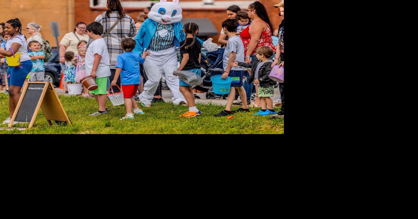 Easter eggs, Easter Bunny and laughter fill South Boston market | Town ...