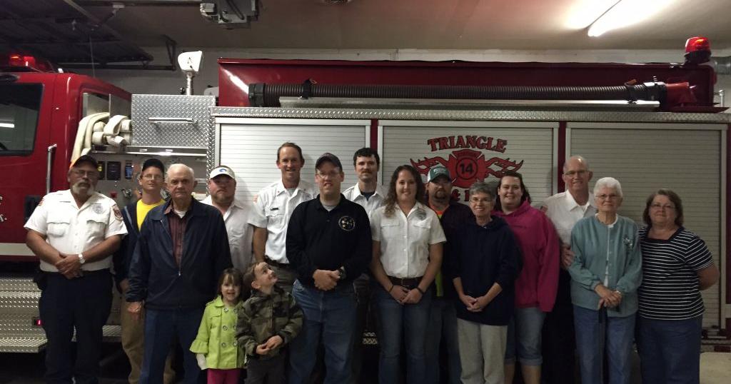 Triangle Volunteer Fire Department departs from haunted house to start