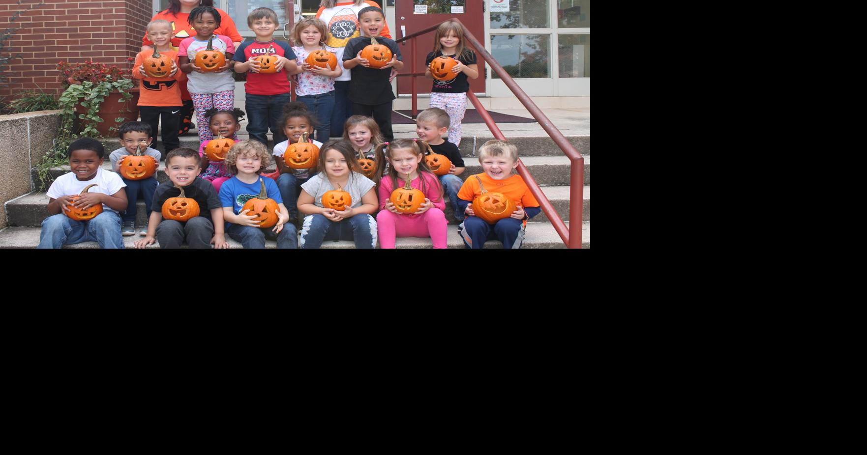 Meadville Elementary School PreK Class Carves JackOLanterns A&E