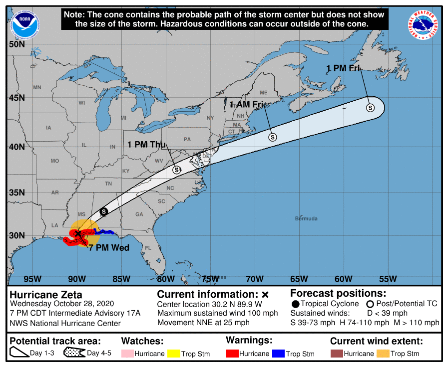 Tropical Storm Warning Issued For Halifax For First Time In Recent Memory As Zeta Races Inland News Yourgv Com