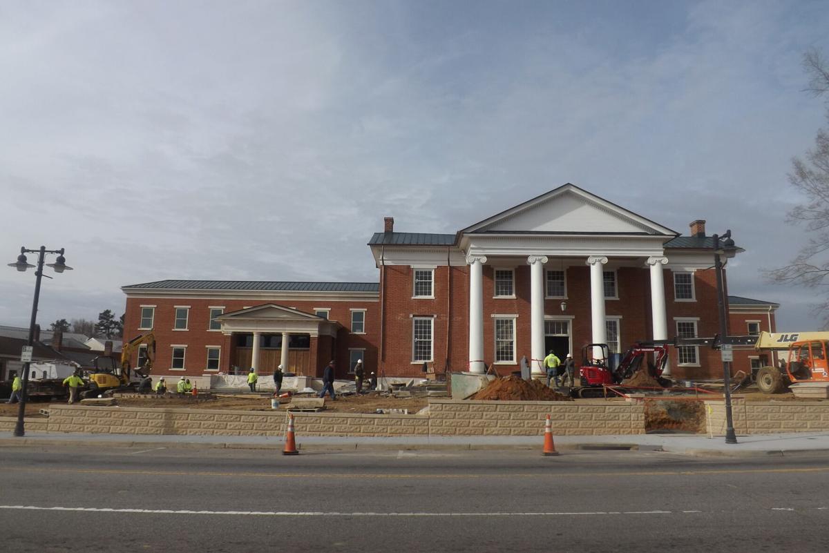 Multi year renovation of Halifax County s historic courthouse wrapping
