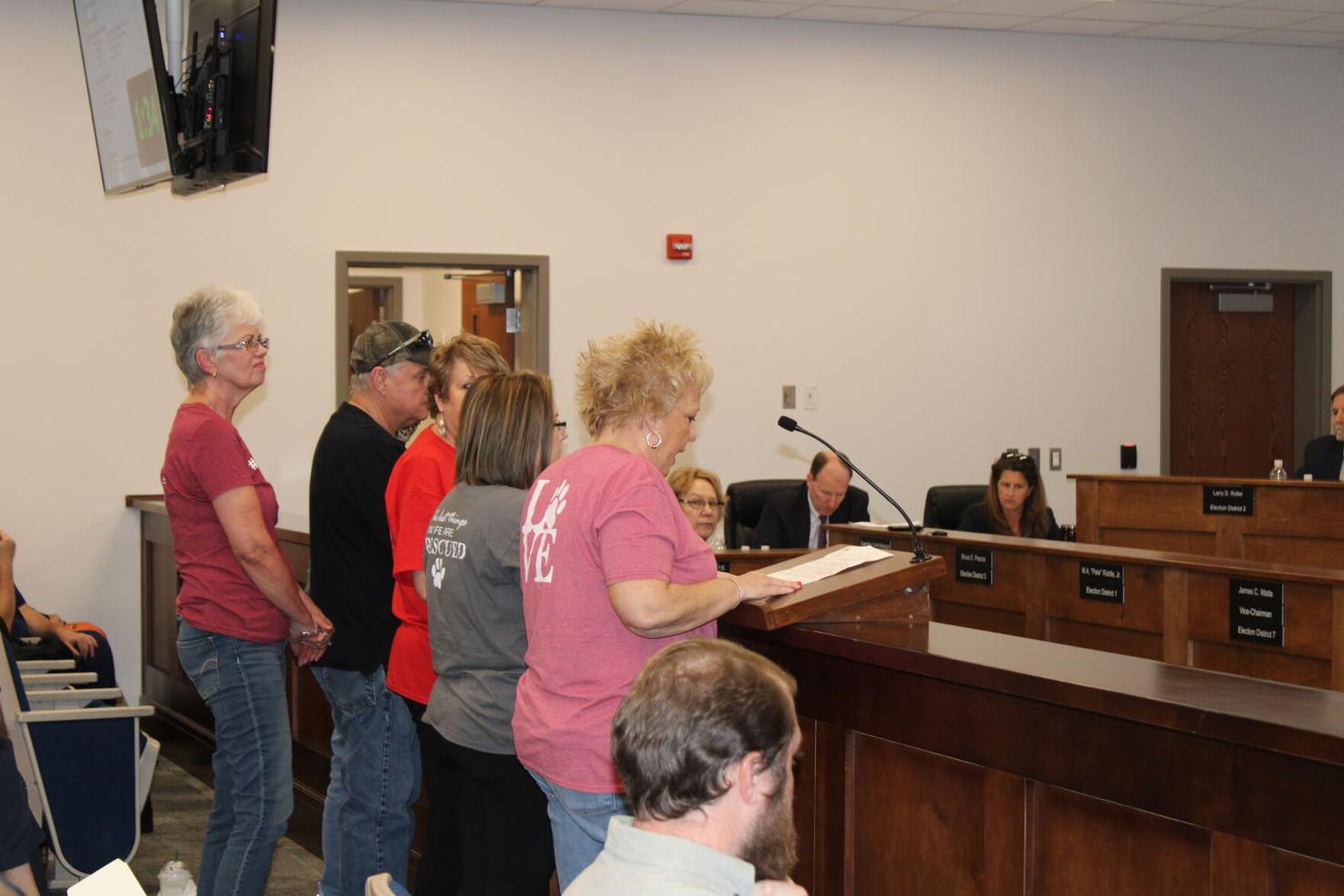 Residents speak out both in support of and against Halifax County