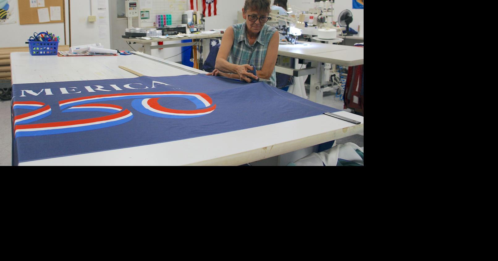 For South Boston workers, job sews together ‘a magnificent’ symbol of United States