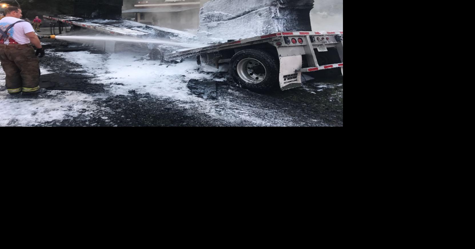 Tractor trailers destroyed in early morning fire | Local News | yourgv.com