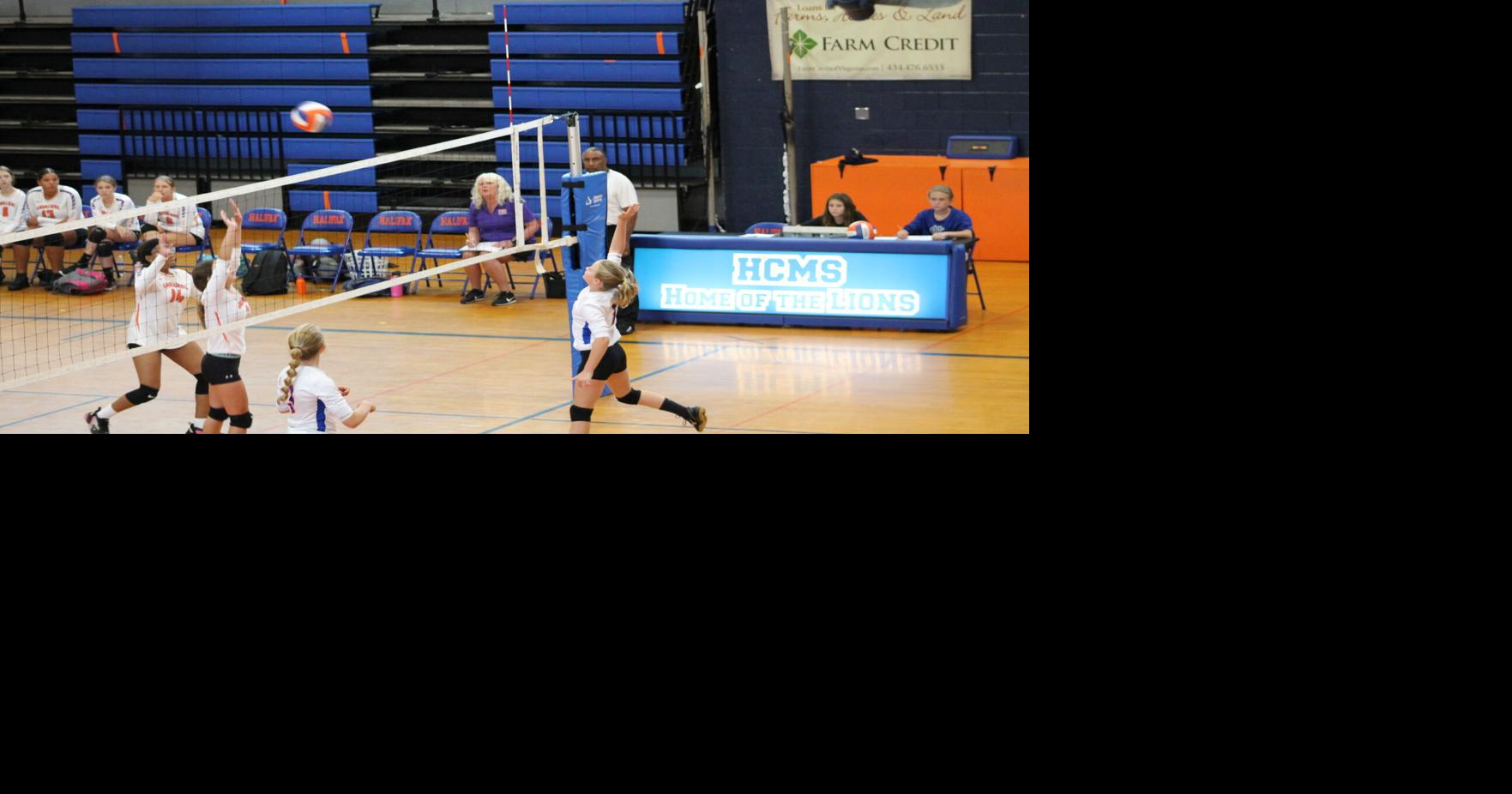 Halifax County Middle School volleyball wins tight contest against