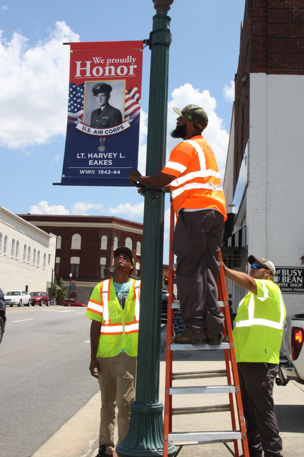 Banners In Downtown South Boston Pay Tribute To Veterans Town Of