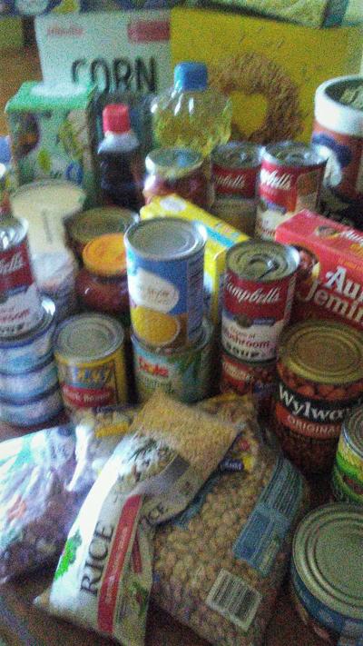 Churches provide food