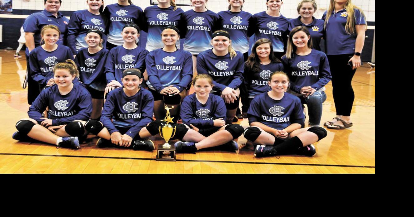 HCMS Lions spikers win fourth straight district title with 20 over