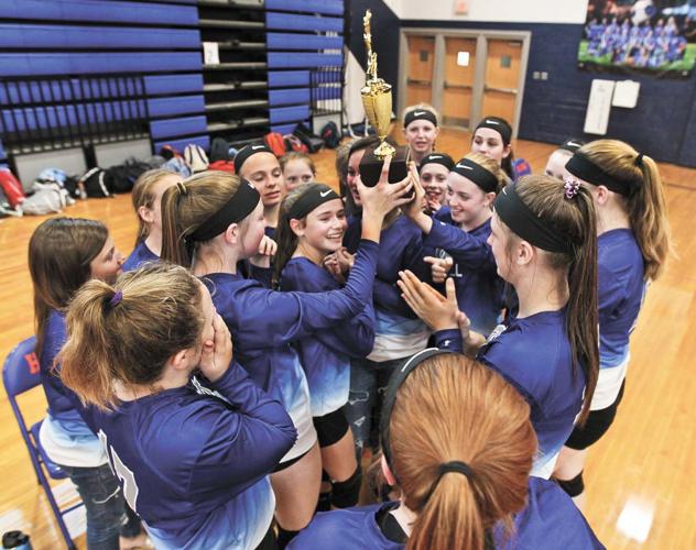 HCMS Lions spikers win fourth straight district title with 20 over