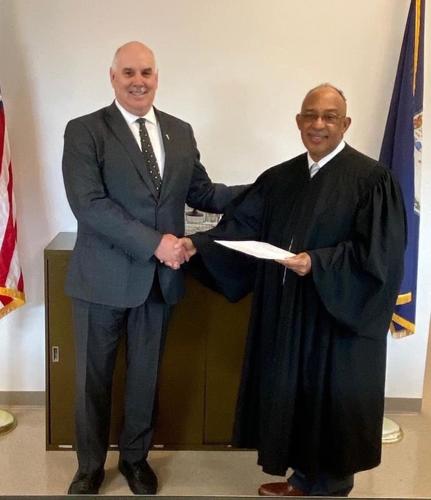 Sheriff takes oath for another term Local News yourgv com