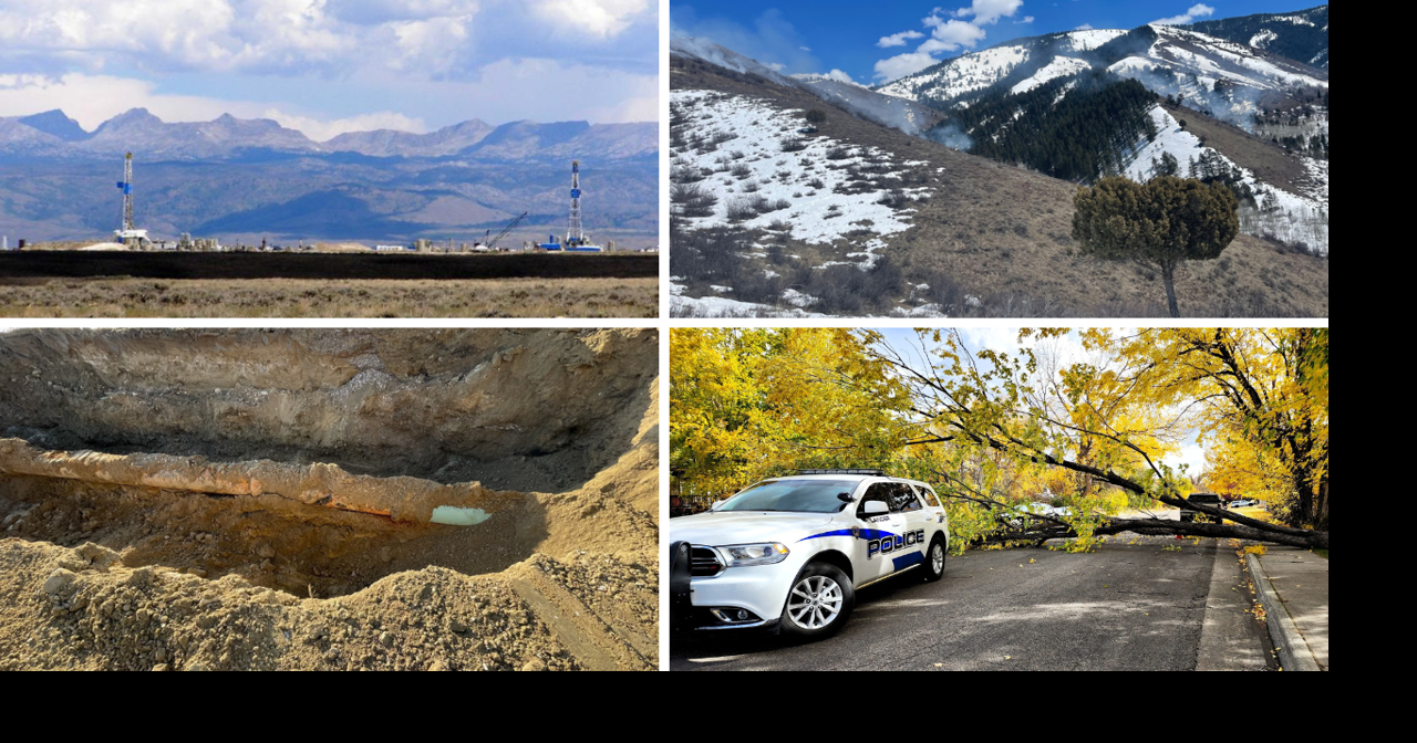 AROUND WYOMING: Water Main Break, Lander Investigation and Pile Burns!