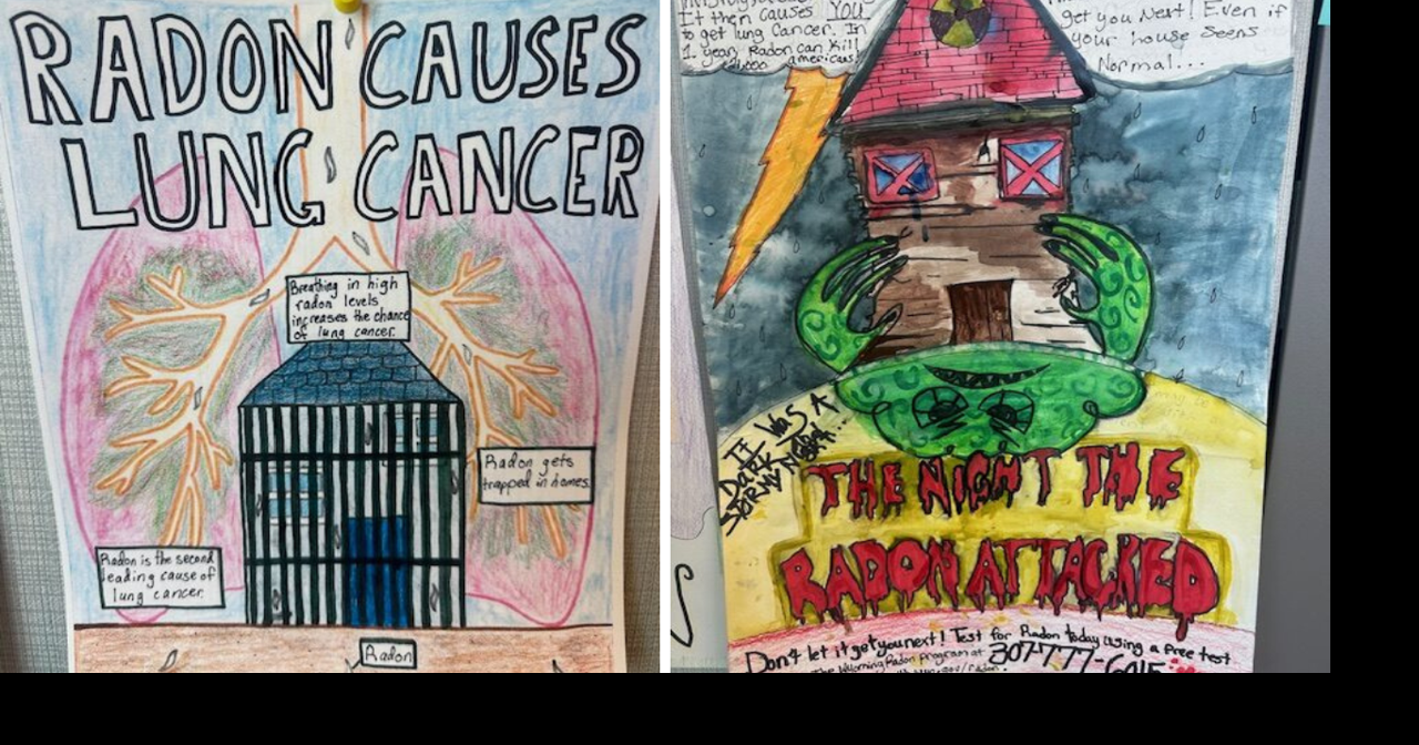 Wyoming students raise radon gas awareness through artwork