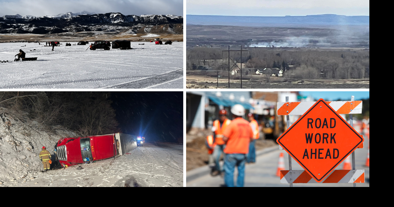 AROUND WYOMING: Domestic Disturbance, Grass Fire and Meeteetse Ice Fishing Derby!