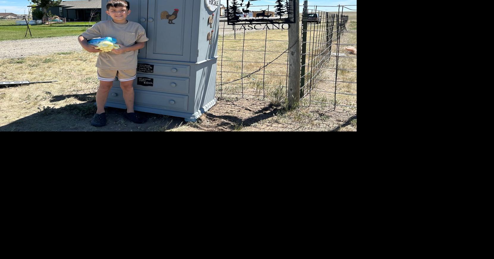 A flock of chickens is teaching this Cheyenne boy responsibility