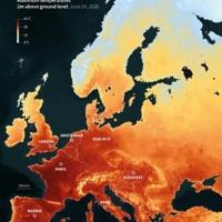 Europe swelters in high heat