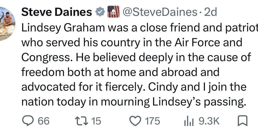 Steve Daines post