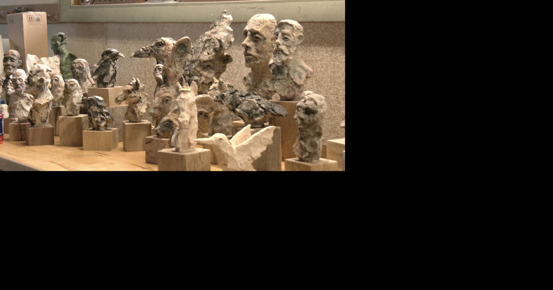 Wyoming sculptor turns backyard fires into unique animal art