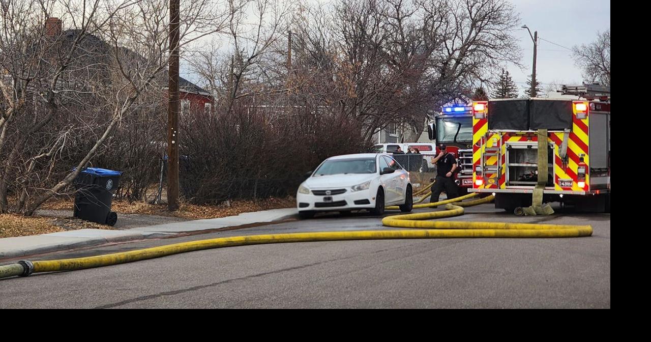 Cheyenne firefighters rescue person trapped inside burning home on Rollins Ave