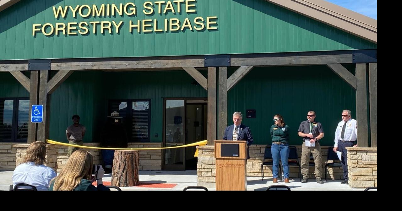 Wyoming State Forestry cuts ribbon on new Casper helibase
