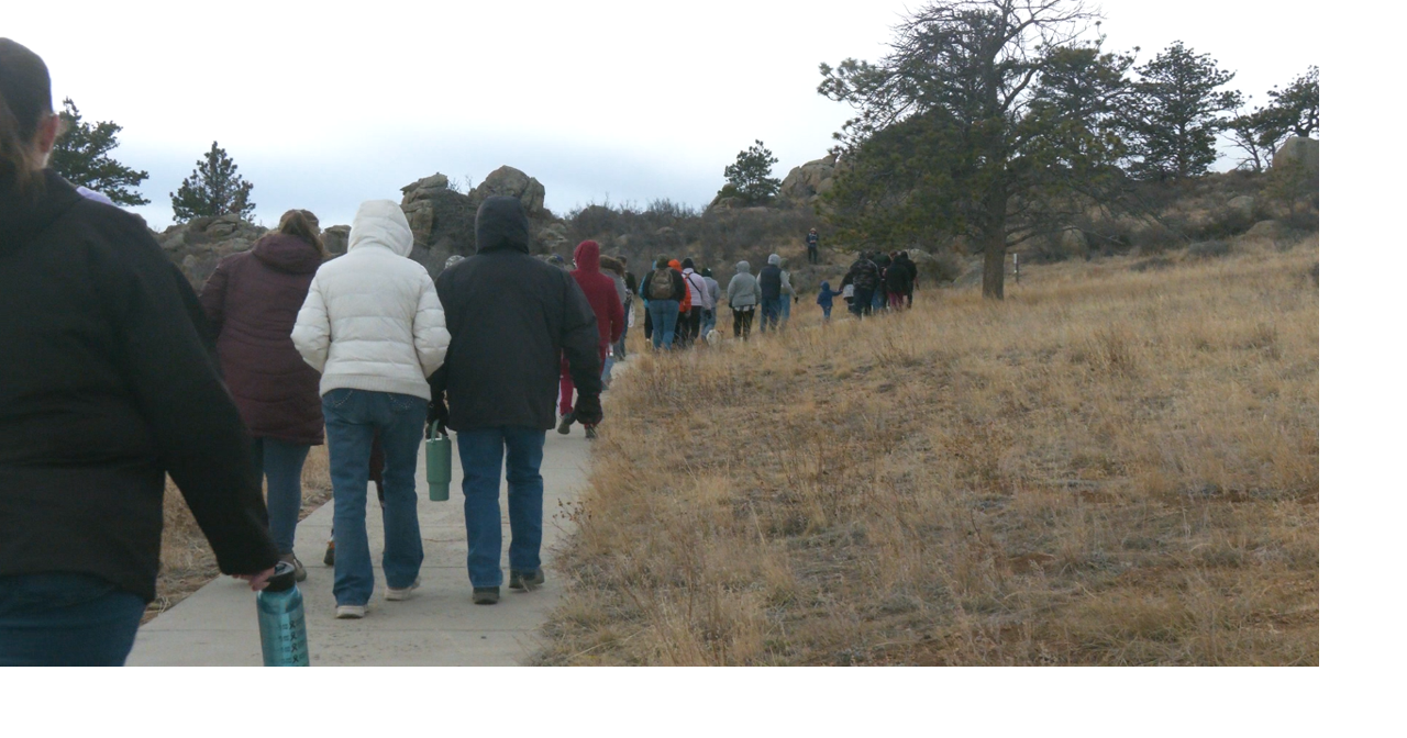 Good weather brings strong turnout for First Day Hike at Curt Gowdy