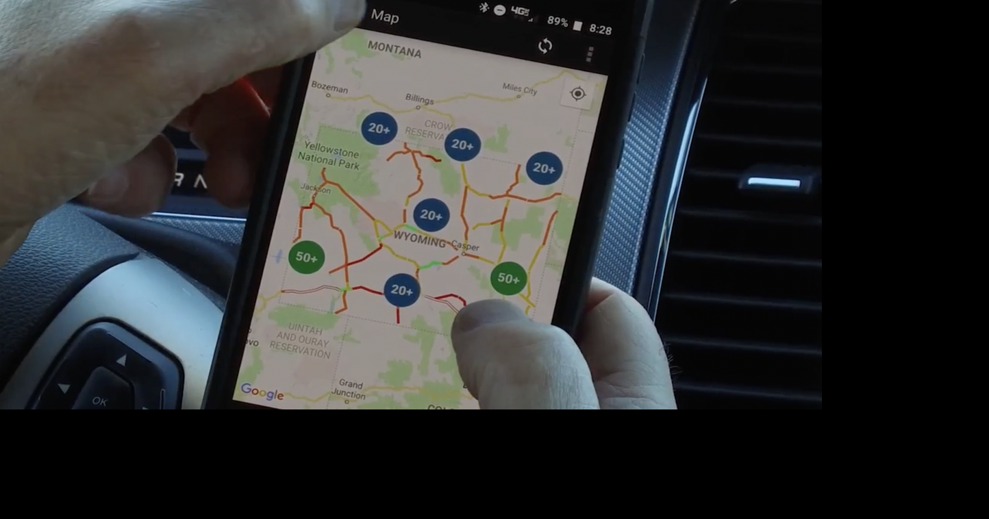 Wyoming 511 updates drivers on road conditions in real time