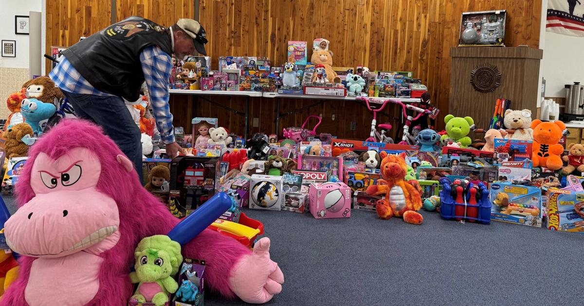 Bikers ride through Cheyenne for nearly 50-year tradition of donating toys
