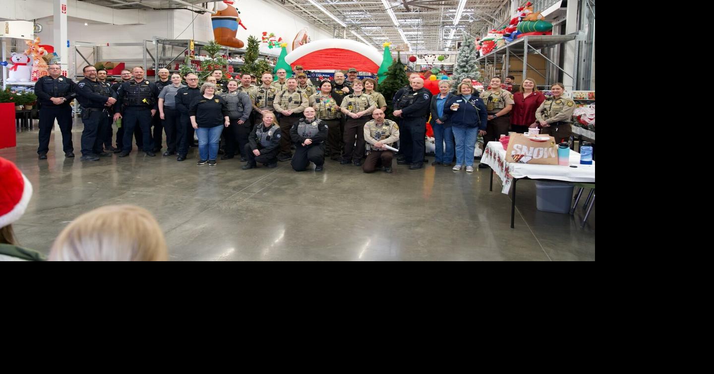 Over 300 kids join law enforcement for Shop with a Cop event