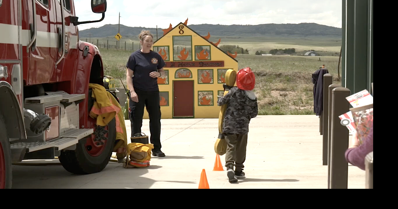 Rural Cheyenne families learn lifesaving skills at fire open house