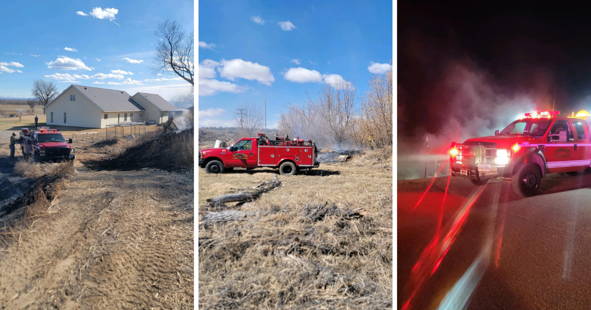 Worland Fire Dept. wrestles with multiple fires triggered by controlled ...