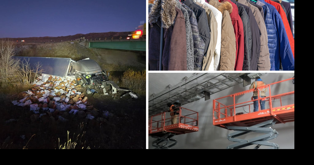 AROUND WYOMING: Truck Crash, Gunshots and Community Coat Drive!