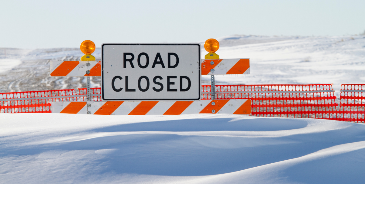 Winter weather conditions close Highway 70 over Battle Pass in the Sierra Madres