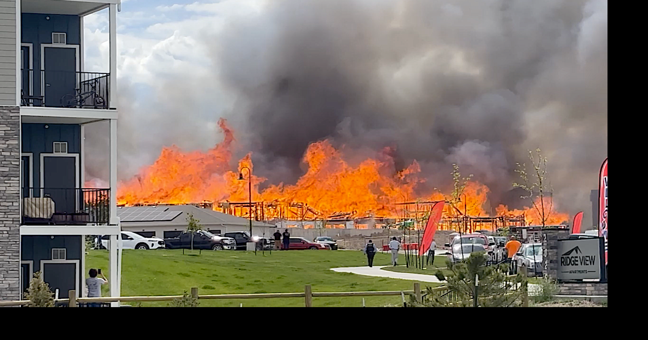Cheyenne apartment fire destroys under-construction building Tuesday