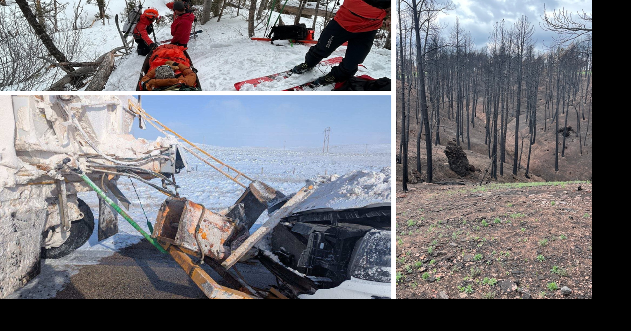 AROUND WYOMING: Ski Injury, Logging Operations and Prescribed Pile Burns!