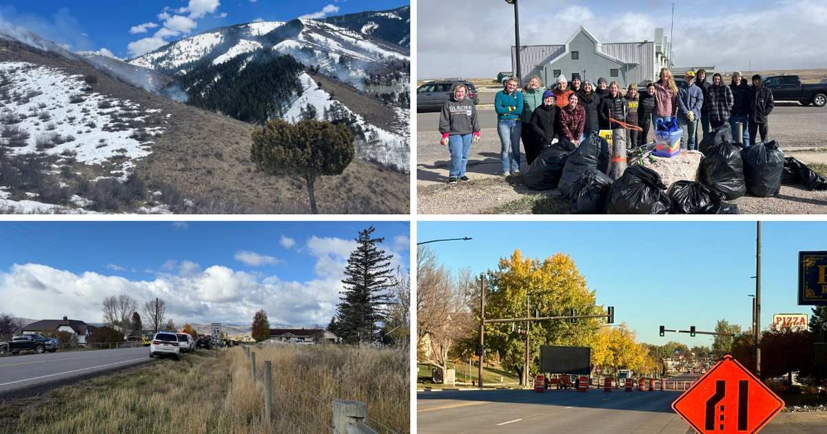 AROUND WYOMING: Truck Crash, Lane Closures and Afton Food Drive!