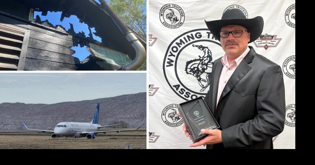 AROUND WYOMING: Office Building Fire, Highway Safety Award and Chicago Flights!